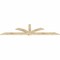Ekena Millwork Redmond Rough Sawn Timber Gable Bracket, Douglas Fir, 96"W x 24"H x 2"D x 4"F, 6/12 Pitch GBW096X24X0204RED00RDF - alternate 4